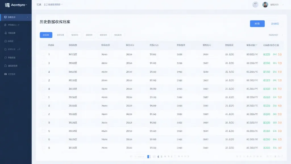 历史开奖数据归档结构